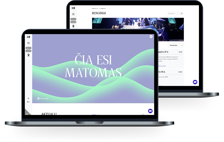 Klaipėdos universiteto interneto svetainė